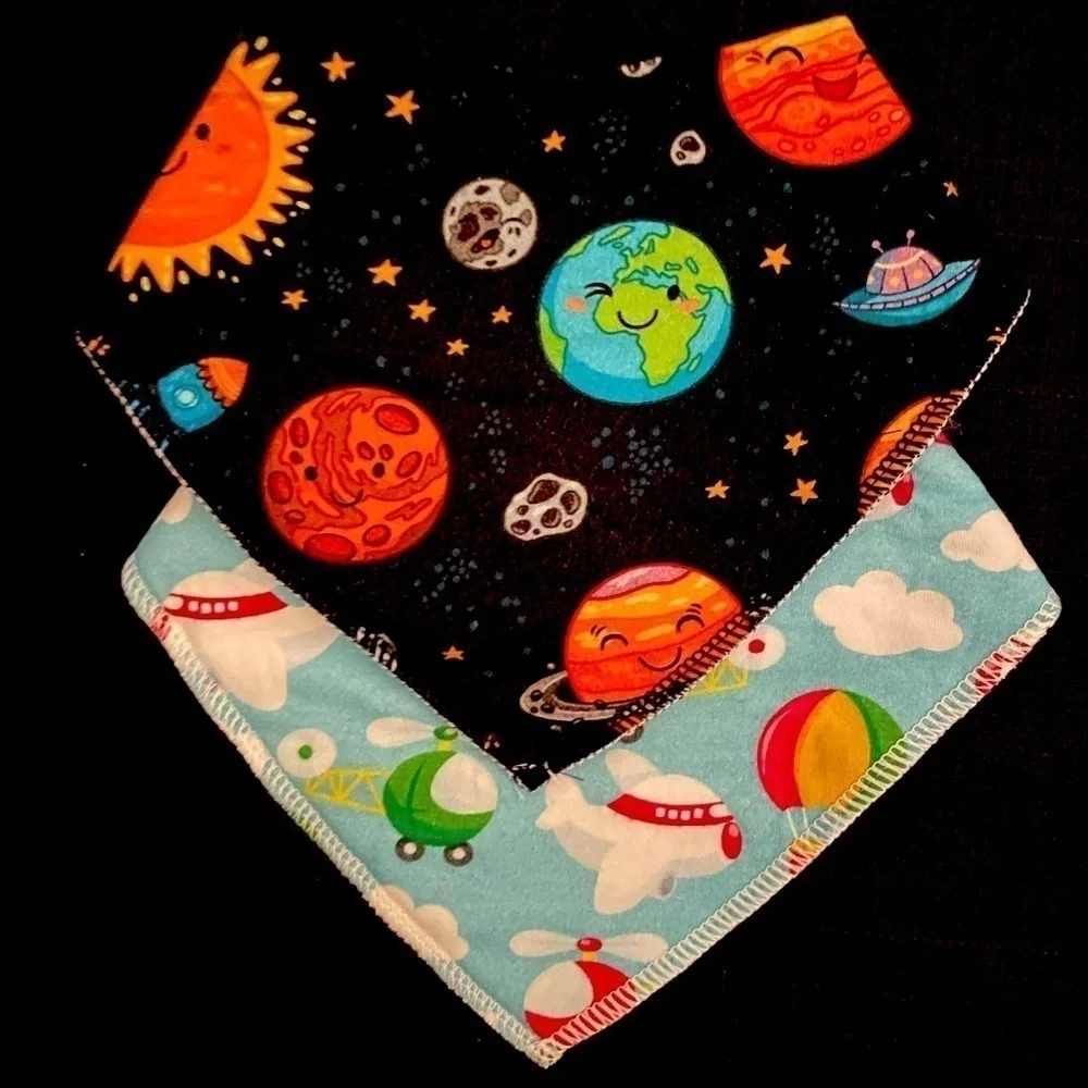 Baby cloth snap back bibs Bandanas
